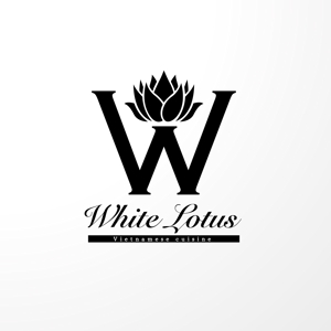 ONKdesign (onk_design_laboratory)さんの新規開店のベトナム料理専門店　「White Lotus」のロゴへの提案