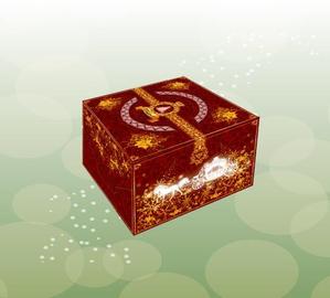 鈴木　祥子 (hana_5010)さんのクリスマスケーキ用デコ箱デザインへの提案