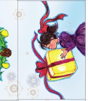kid2014 (kid2014)さんのクリスマスケーキ用デコ箱デザインへの提案