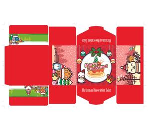 osatotoさんのクリスマスケーキ用デコ箱デザインへの提案