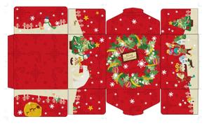 noricos ()さんのクリスマスケーキ用デコ箱デザインへの提案