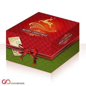 GOOD_OFFICES (GOOD_OFFICES)さんのクリスマスケーキ用デコ箱デザインへの提案