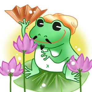 のんぼ (nonbo)さんのカエルのキャラクターデザインへの提案