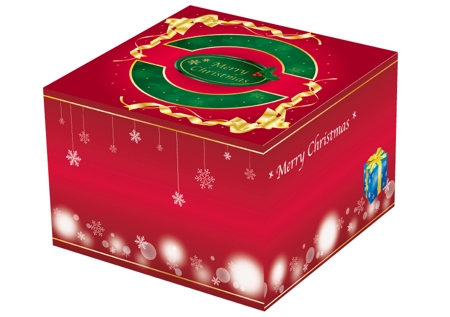 Milk Uさんの事例 実績 提案 クリスマスケーキ用デコ箱デザイン はじめまして Mil クラウドソーシング ランサーズ