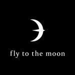 skyblue (skyblue)さんの海外展開カフェ「fly to the moon」のロゴへの提案