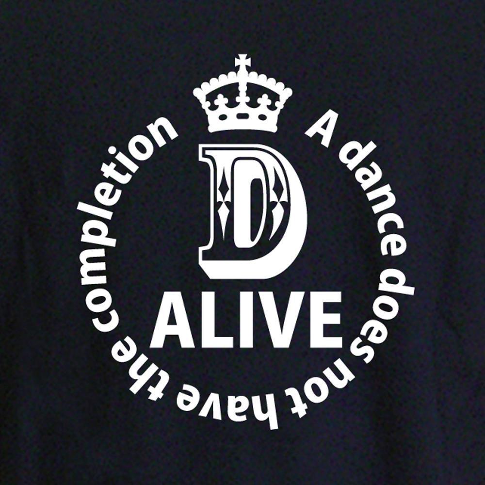 若者向けブランド「D-ALIVE」のTシャツデザイン