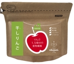 hako (EYES)さんの干し林檎（ドライりんご、dry APPLEなど）のパッケージデザインへの提案