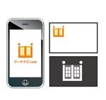 ぽな (furi_totto)さんの人材派遣業「ワークナビ.com」のロゴへの提案