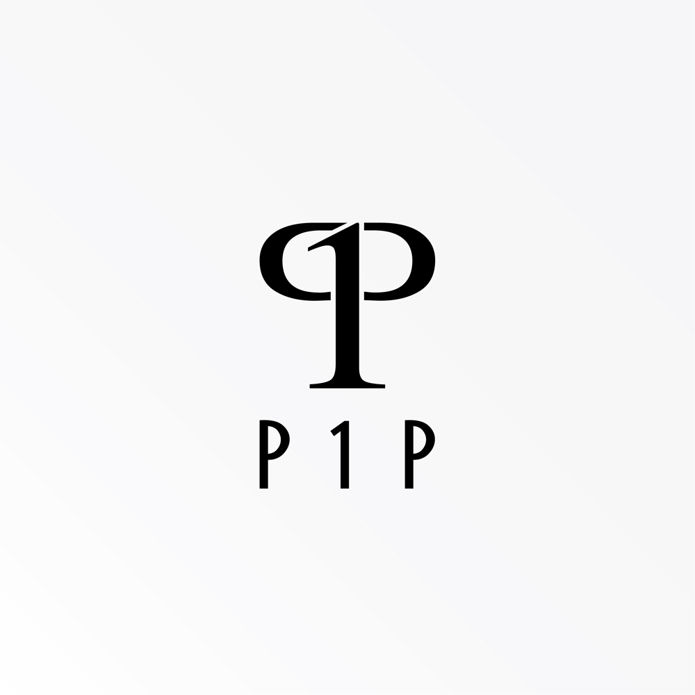 「P1P」のロゴ作成