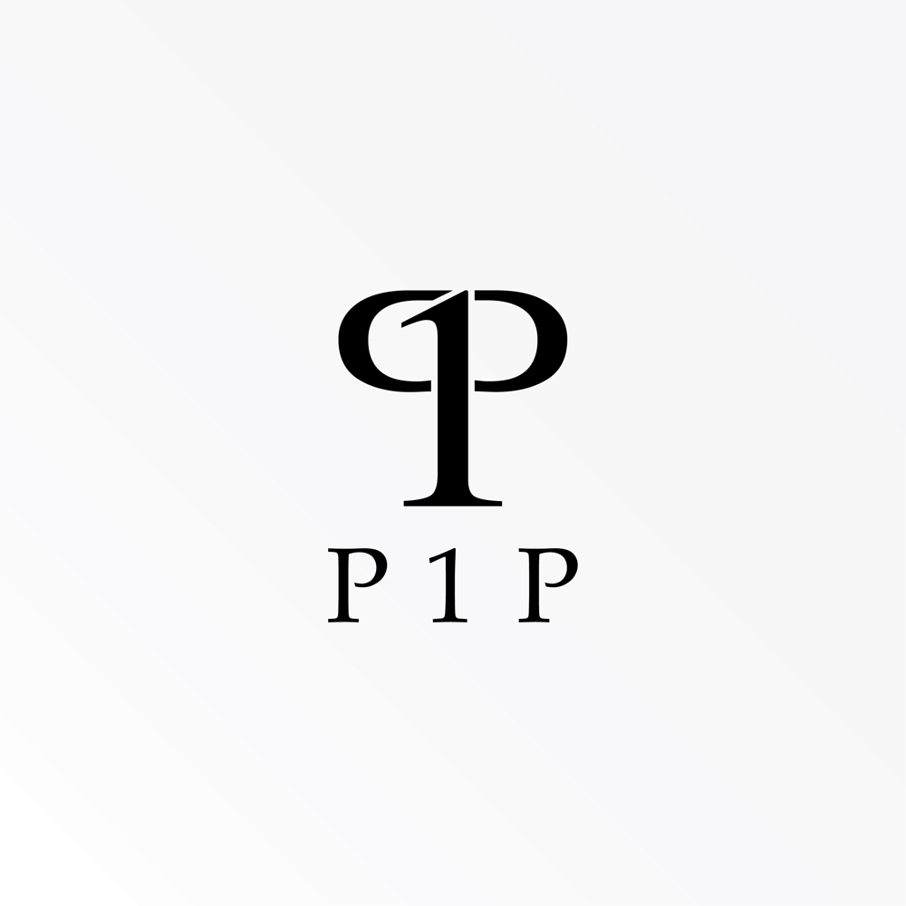 「P1P」のロゴ作成