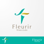 ＊ sa_akutsu ＊ (sa_akutsu)さんの美姿勢・美脚プログラムが特徴のフィットネススタジオ「Fleurir」（フルリール）のロゴ作成への提案