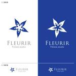 take5-design (take5-design)さんの美姿勢・美脚プログラムが特徴のフィットネススタジオ「Fleurir」（フルリール）のロゴ作成への提案