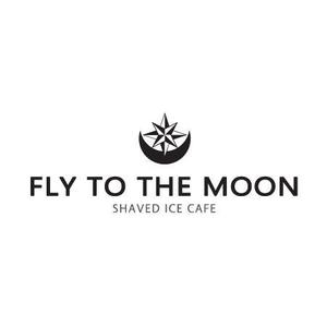 さんの海外展開カフェ「fly to the moon」のロゴへの提案