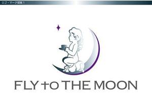 Remingtonさんの海外展開カフェ「fly to the moon」のロゴへの提案