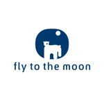 samasaさんの海外展開カフェ「fly to the moon」のロゴへの提案