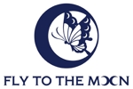 w_a_moon ()さんの海外展開カフェ「fly to the moon」のロゴへの提案