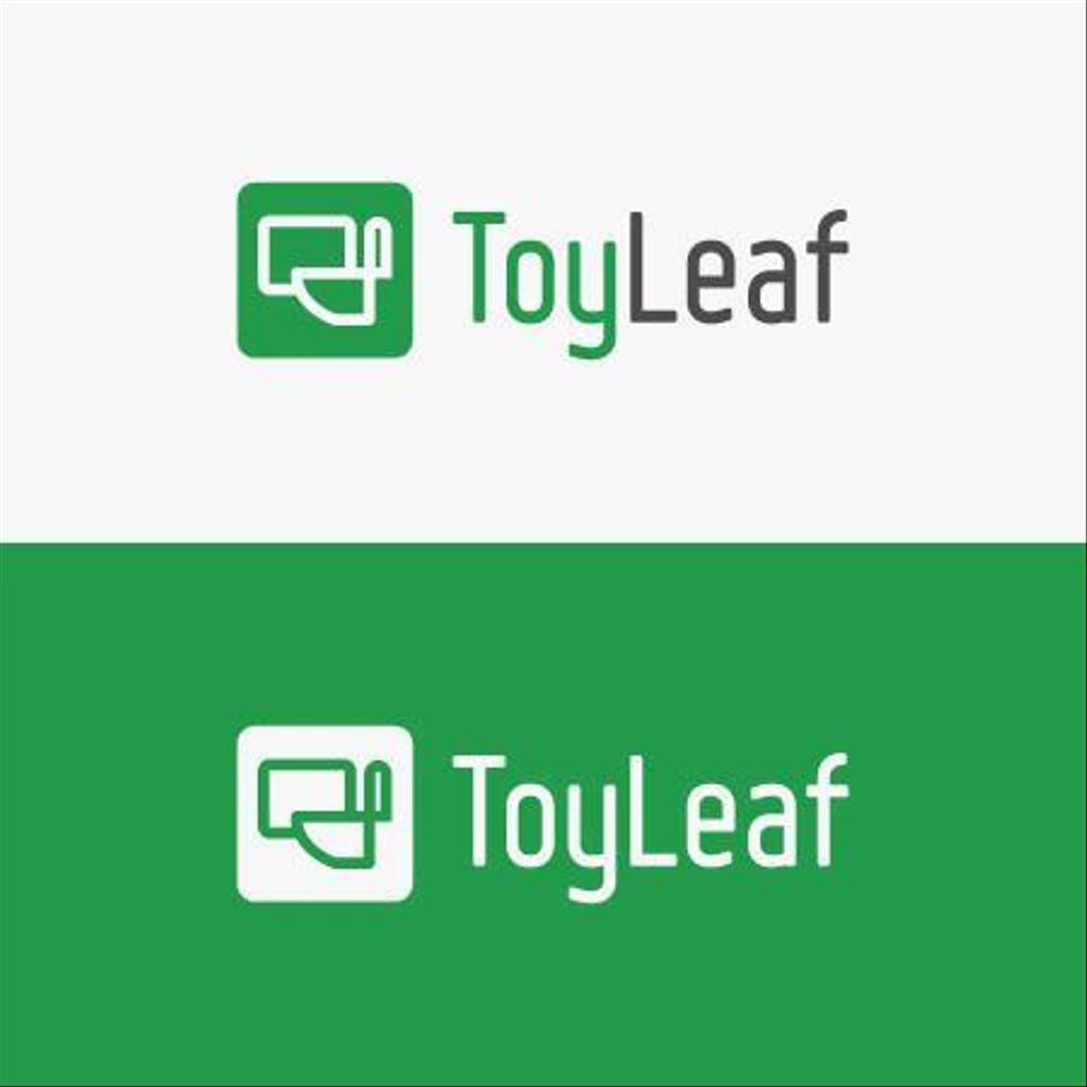 「ToyLeaf」のロゴ作成