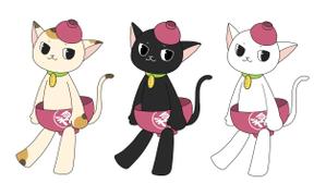 いしいくえ (iku1939)さんの招き猫とわんこが合体したキャラクターデザインへの提案