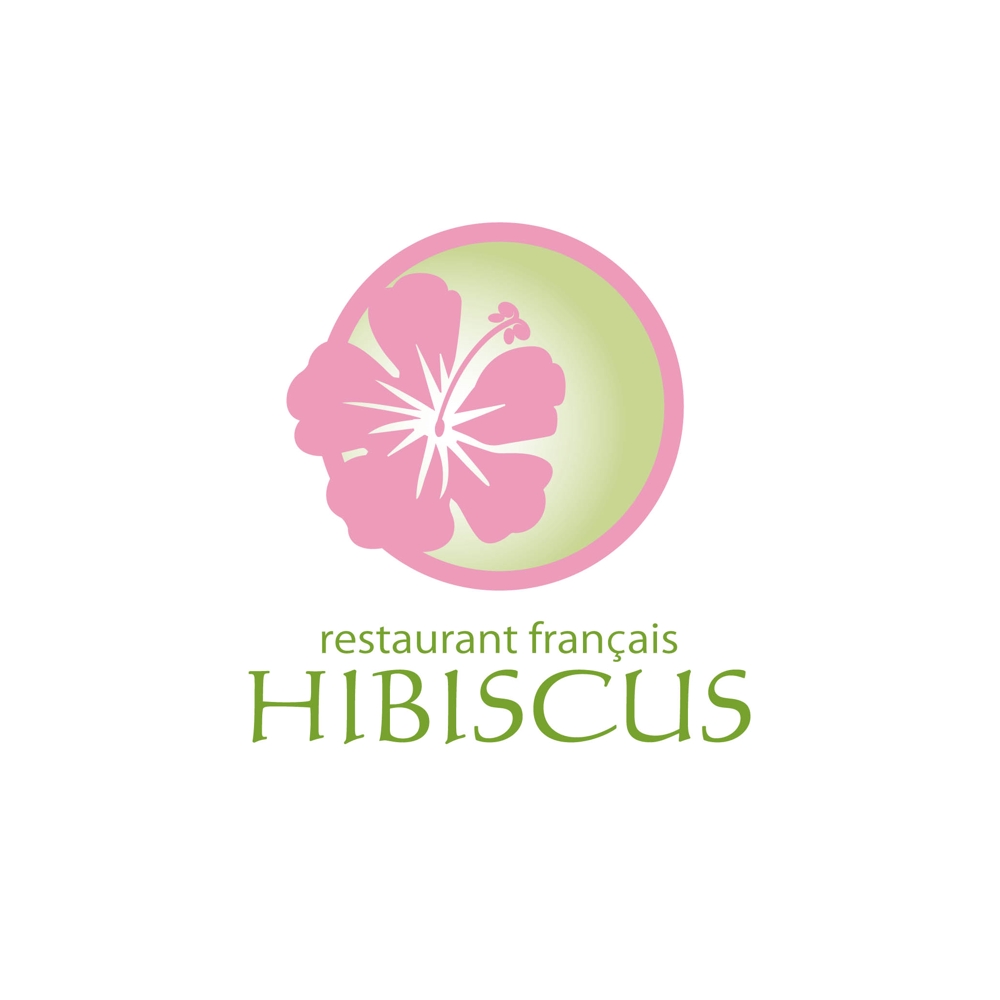 海の見えるフレンチレストラン｢イビスキュス｣のロゴ