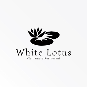 tanaka10 (tanaka10)さんの新規開店のベトナム料理専門店　「White Lotus」のロゴへの提案