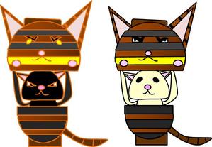 mugi0309さんの招き猫とわんこが合体したキャラクターデザインへの提案