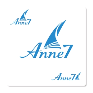 MT_KH ()さんのヨットの船体に描く「Anne7」の船名ロゴへの提案