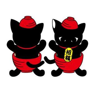 明太女子浮遊 (ondama)さんの招き猫とわんこが合体したキャラクターデザインへの提案