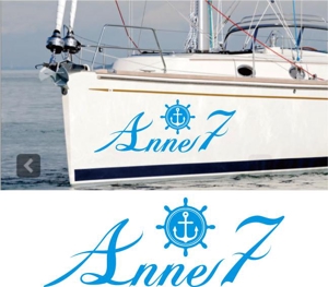 hakuya (hakuya)さんのヨットの船体に描く「Anne7」の船名ロゴへの提案