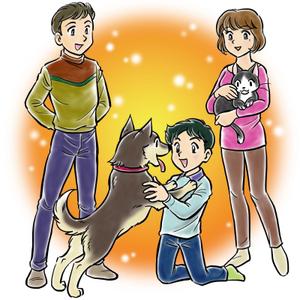 MEGA (MEGA)さんの日本最大級のペット保護施設のPR動画に使用する犬（猫）のイラストへの提案