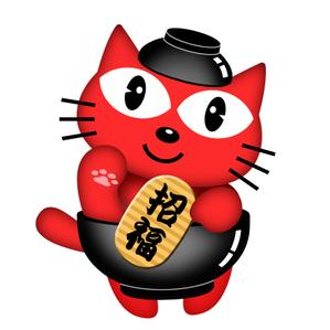 ji-cyan (ji-cyan)さんの招き猫とわんこが合体したキャラクターデザインへの提案