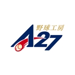 andockさんの野球用品専門店「野球工房A27」のロゴへの提案