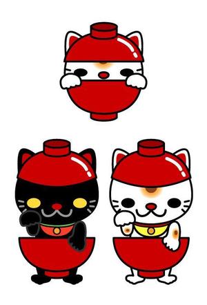 カナ (kanacom)さんの招き猫とわんこが合体したキャラクターデザインへの提案