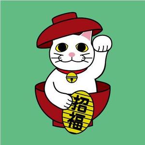 ZKDI (rumproller0213)さんの招き猫とわんこが合体したキャラクターデザインへの提案