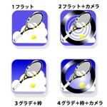 高崎 (Momonga)さんのテニスアプリのアイコン作成依頼への提案