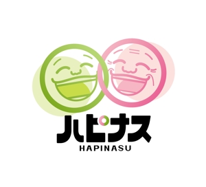 sama5さんの介護サービス ｢ハピナス｣ の ロゴへの提案