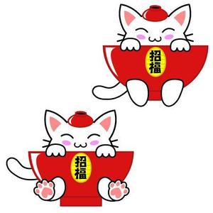 ebtenさんの招き猫とわんこが合体したキャラクターデザインへの提案