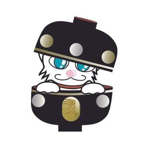 rinanari0418さんの招き猫とわんこが合体したキャラクターデザインへの提案