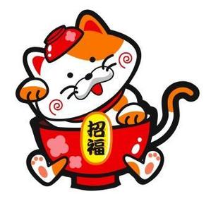 あややん (a-ya-ya-n)さんの招き猫とわんこが合体したキャラクターデザインへの提案