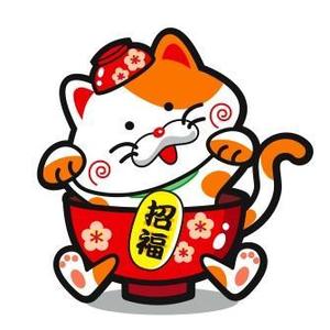 あややん (a-ya-ya-n)さんの招き猫とわんこが合体したキャラクターデザインへの提案