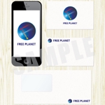 take5-design (take5-design)さんの移動式プラネタリウム　「Free planet　(フリー・プラネ)」のロゴへの提案