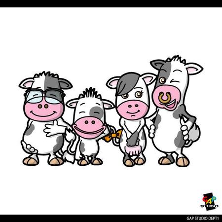 GAP STUDIO ()さんの牛のキャラクターデザインへの提案