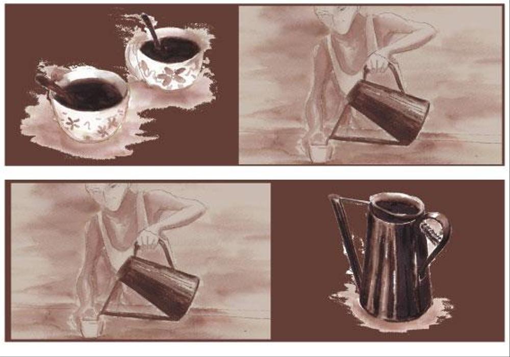 シンガポールの伝統的なコーヒー用パッケージの制作