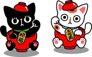 misomisoさんの招き猫とわんこが合体したキャラクターデザインへの提案