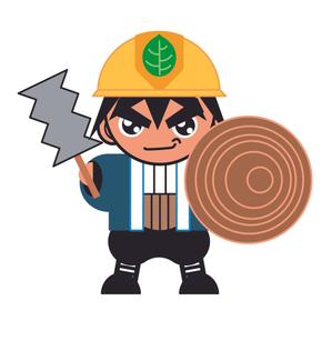 stonefree2001ssさんの木材協同組合のキャラクター制作への提案