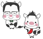 10moka (10moka)さんの牛のキャラクターデザインへの提案