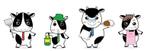 chatoraさんの牛のキャラクターデザインへの提案