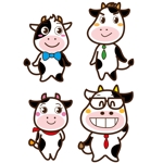 ねこねこ堂 (nekonekodou)さんの牛のキャラクターデザインへの提案
