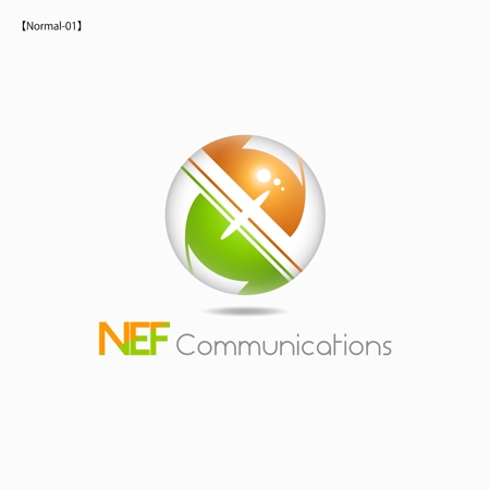 artwork like (artwork_like)さんの人材派遣会社「NEFコミュニケーションズ」のロゴへの提案