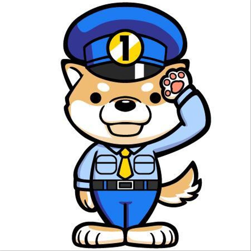 Hakusai31さんの事例 実績 提案 警察の格好をした犬のキャラクター Hikarilife クラウドソーシング ランサーズ