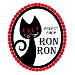 smallhand (smallhand)さんのアパレルショップ 【SelectShop RonRon】のねこをモチーフとしたロゴへの提案
